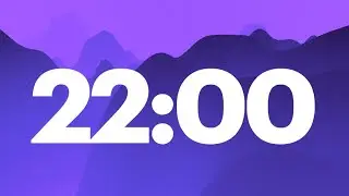 22 Minute Countdown Timer - No Music