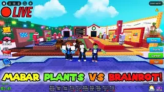 LIVE Plants vs Brainrots XMAS PART 1! #2 Event Baru, Hadiah Natal, Mabar & Grinding! #roblox #pvb