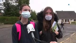 Un mois après la rentrée face à la Covid; le collège de Claude Monet dans l'Eure a dû s'adapter