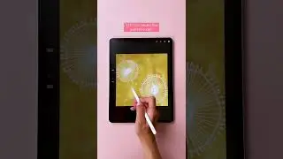 Learn how to make a tie dye batik pattern in Procreate