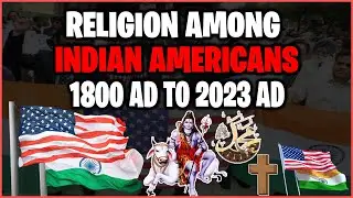 Top Religion Population Among Indian Americans (USA) 1800 - 2023 | Religion Growth | #islam #jesus