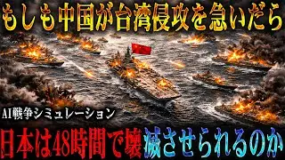 【台湾有事の誤算】もしも中国が台湾制圧を急ぎ日本を軽視したら、なぜ48時間で空母を含む主力艦隊が壊滅する結末となったのか？【AIシミュレーション】