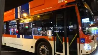 Nassau Inter-County Express: New Flyer XN40 #1891 N6 @ Hempstead Turnpike & Elmont Road!!