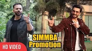 Masti Kam Smartness Jyaada Ranveer Singh and Rohit Shetty at SIMMBA Promotion