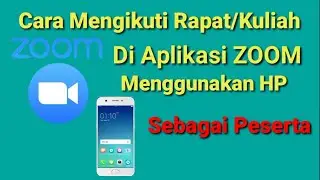 cara mengikuti rapat di zoom dengan HP