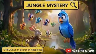 Jungle Mystery😱: In Search of Happiness🤗&bull; The Little Blue Bird&rsquo;s Great Adventure 🙀