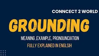 What Does  grounding  Means || Meanings And Definitions With  grounding   in ENGLISH