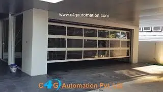Automatic Glass Sectional Garage Door