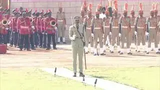 IPS Premsukh delu - Gujrat police honoured with President's colour