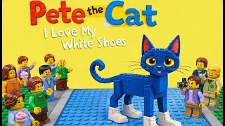 Pete the Cat in LEGO City 🐱🧱 | I Love My White Shoes 🐾👟 | Fun Kids Story