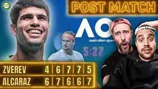 Alcaraz Wins DRAMATIC 5 Set Match 🤯 | Australian Open 2026 Semi Final Post Match Reaction
