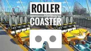 Rollercoaster POV Google Cardboard VR Box Super Fast Ride Planet Coaster video not 360