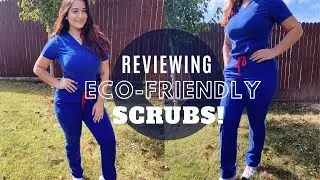 Scrubs Made of Wood?! Sustainable & Eco-Friendly Scrub Try On & Review