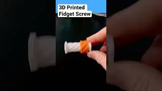 3D Printed Fidget Screw #3dprinter  #3dprinting #3dprints #thingiverse #engineering #fidget