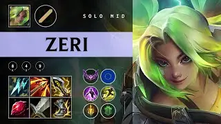 Zeri Mid vs Anivia - EUW Master Patch 25.23