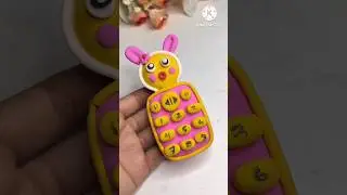 DIY idea 💞 How to make easily Mobile phone with Super clay #trend #shots #shorts #painting #trend