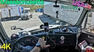 POV Truck Driving USA Massachusetts