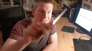 Druck einer Messerklinge