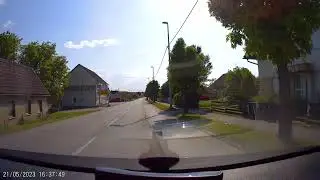 DRIVING IN CROATIA / POPOVAČA --  POTOK   1/2  #popovača #croatia #traffic #travel #roadtrip #road