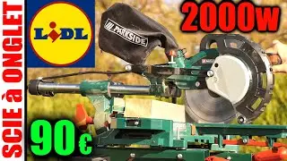 LIDL scie à onglet radiale PARKSIDE SCHEPPACH PZKS 2000 A1 Sliding Compound Mitre Saw