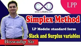 Slack and Surplus Variables in Linear Programming Problem | Simplex Method-standard form in Bengali