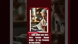 🔴 AGIRC-ARRCO Ao&ucirc;t 2025 : Votre Pension Change (Enfin) &ndash; Ce Que Personne Ne Vous R&eacute;v&egrave;le !