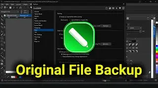 How to Set Auto Backup & Original File Backup in CorelDraw