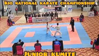 kio national karate championship 2024 junior matches #karat&ecirc; #worldkarate #kumite #sports