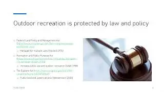 Debate Team 2 NO Outdoor Recreation should not be limited on public lands