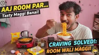 Aaj room per Maggie bna di 😅 ll SaurabhJoshi vlogs ll UPSC Aspirant vlog 🫂#iamsaurabbhhh 