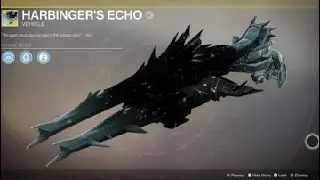 Destiny 2 Harbinger&rsquo;s Echo Exotic Sparrow