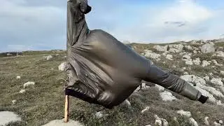 Flapping ultralight nylon jacket