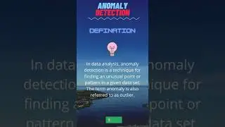 Anomaly Detection #shorts