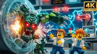 Dino DNA Lab Accident: Creating a Hybrid Monster in LEGO City! 🧬🧪👹