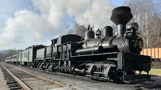 Cass Scenic Railroad: First Christmas Train of 2025