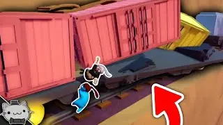 We EXPLODED The TRAIN On Gang Beasts... (Gang Beasts Funny Moments)
