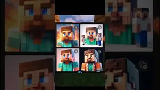 #minecraft realistic steve #Ai