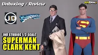 JND STUDIOS SUPERMAN / CLARK KENT - Statues 1/3 scale Unboxing & Review