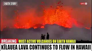 HAWAII THREATENED &ndash; Kilauea Volcano eruption continues | Lava flowing into residential areas.