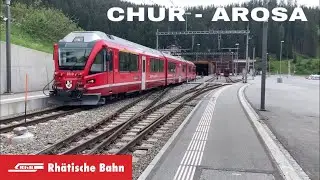 Mit der (Rhätischen bahn) von Chur nach Arosa