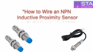 NPN Inductive Proximity Sensor/Switch Wiring with MicroLogix 1400 PLC