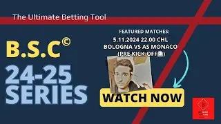 Betakos Stake Calculator (BSC) Series ➖ 5.11.2024 22.00 CHL Bologna vs AS Monaco
