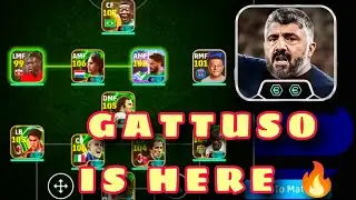 OUT WIDE 89 PLAYING STYLE 😱GATTUSO IS HERE 🔥#efootball