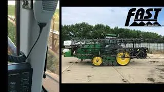 FAST 973PT 120' 3-Point Sprayer with FAST 1,000 Gallon Deere Track Tanks