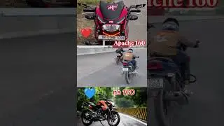 #pulsarns160 #vs #apache160 #dragrace #competition #trending #automobile #apaches #motorbike #rider