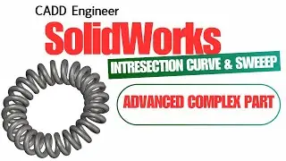 Кривые пересечения, вытягивание и вытягивание поверхности в SolidWorks | Расширенный учебник
