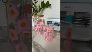 Cricut ile cam bardak tasarlıyoruz 🤍 #cricut #crafts #diycrafts #crafttutorial