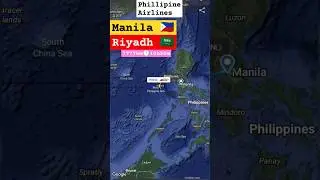 Manila 🇵🇭 to Riyadh 🇸🇦 flight | Philippines to Saudi Arabia flight journey #internationalflights