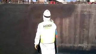 Natrysk izolacji pionowej MC-Nafuflex Basik 2 INOTEC