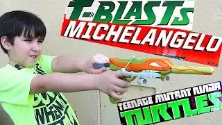 Teenage Mutant Ninja Turtles T Blasts Blaster - Michelangelo with William-Haik!